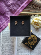 Mystic Baroque Collection -Handmade Bronze Stud Earrings