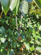 Collar de bronce hecho a mano - Talismán celestial