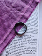 Hematite Ring Polished Band