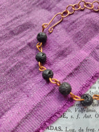 Mystic Baroque Collection - Volcanic Stone & Copper Bracelet