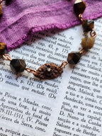 Arcane Resonance Collection - Tiger's Eye & Copper Bracelet
