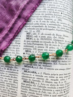 Green Sapphire & Copper Necklace
