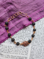Mystic Baroque Collection - Volcanic Stone & Copper Bracelet