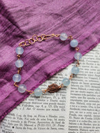 Mystic Baroque Collection - Aquamarine & Copper Bracelet