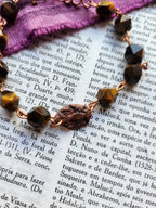 Mystic Baroque Collection - Tiger’s Eye & Copper Bracelet