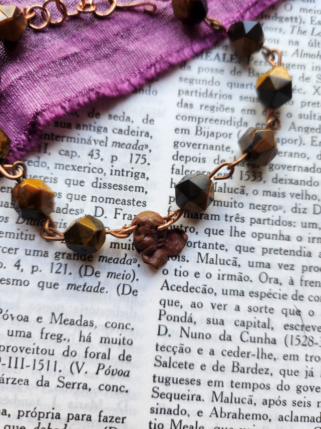 Echoes Of Heaven Collection - Tiger’s Eye & Copper Bracelet