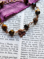 Echoes Of Heaven Collection - Tiger’s Eye & Copper Bracelet