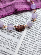 Mystic Baroque Collection - Amethyst & Copper Bracelet
