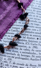 Black tourmaline & Copper Bracelet