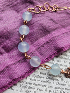 Colección Resonancia Arcana - Pulsera de aguamarina y cobre