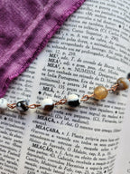 Botswana Agate & Copper Necklace