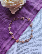 Pulsera de piedra sol y cobre