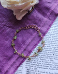 Peridot & Copper Bracelet
