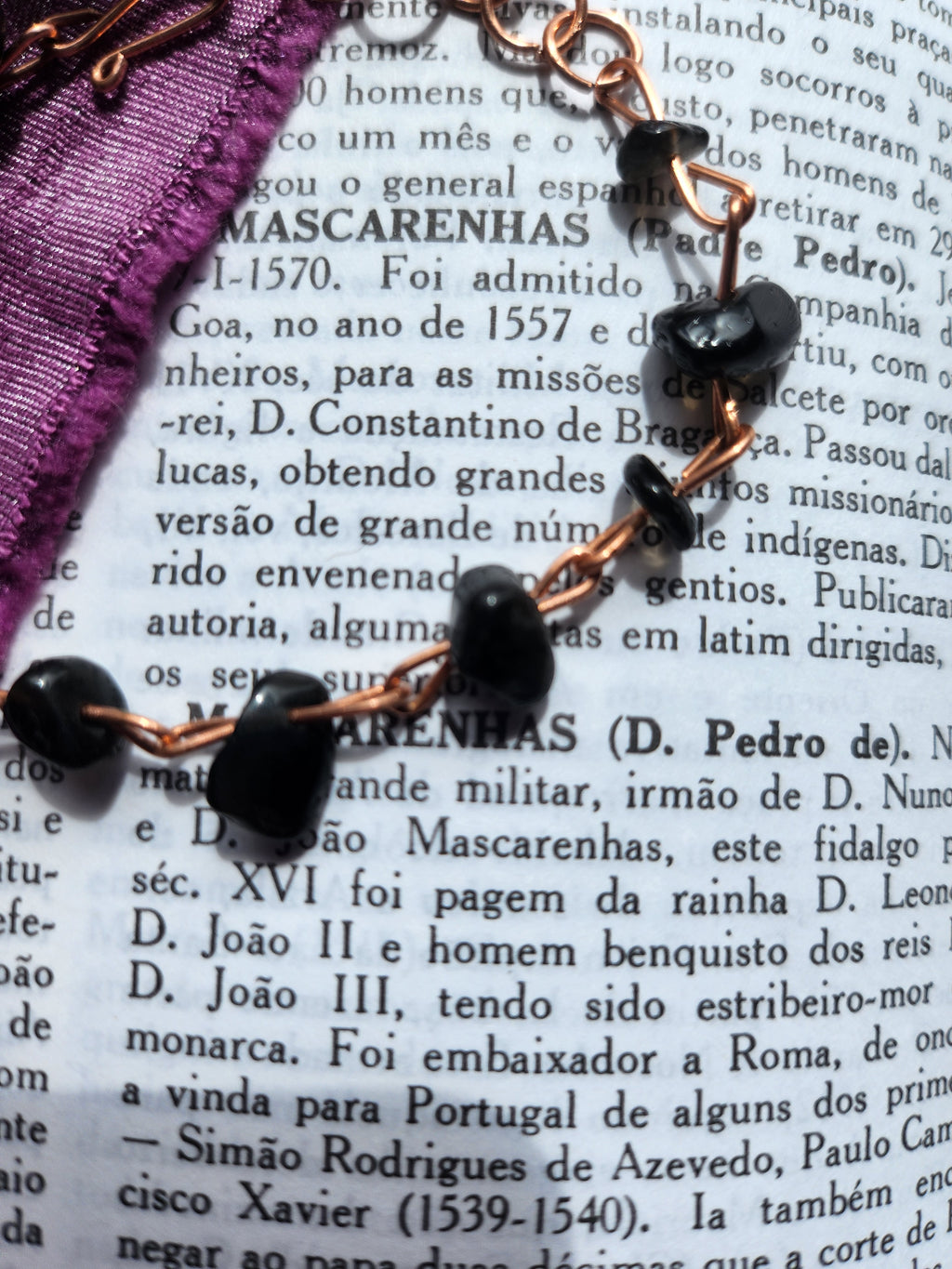 Onyx & Copper Bracelet