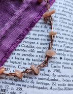 Pulsera de piedra sol y cobre
