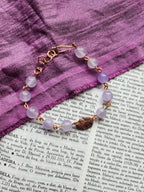 Mystic Baroque Collection - Amethyst & Copper Bracelet
