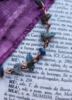 Pulseira de Cianite e Cobre