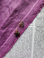 Colección Eternal Bloom – Pendientes de flor de cristal hechos a mano con cristal de tanzanita