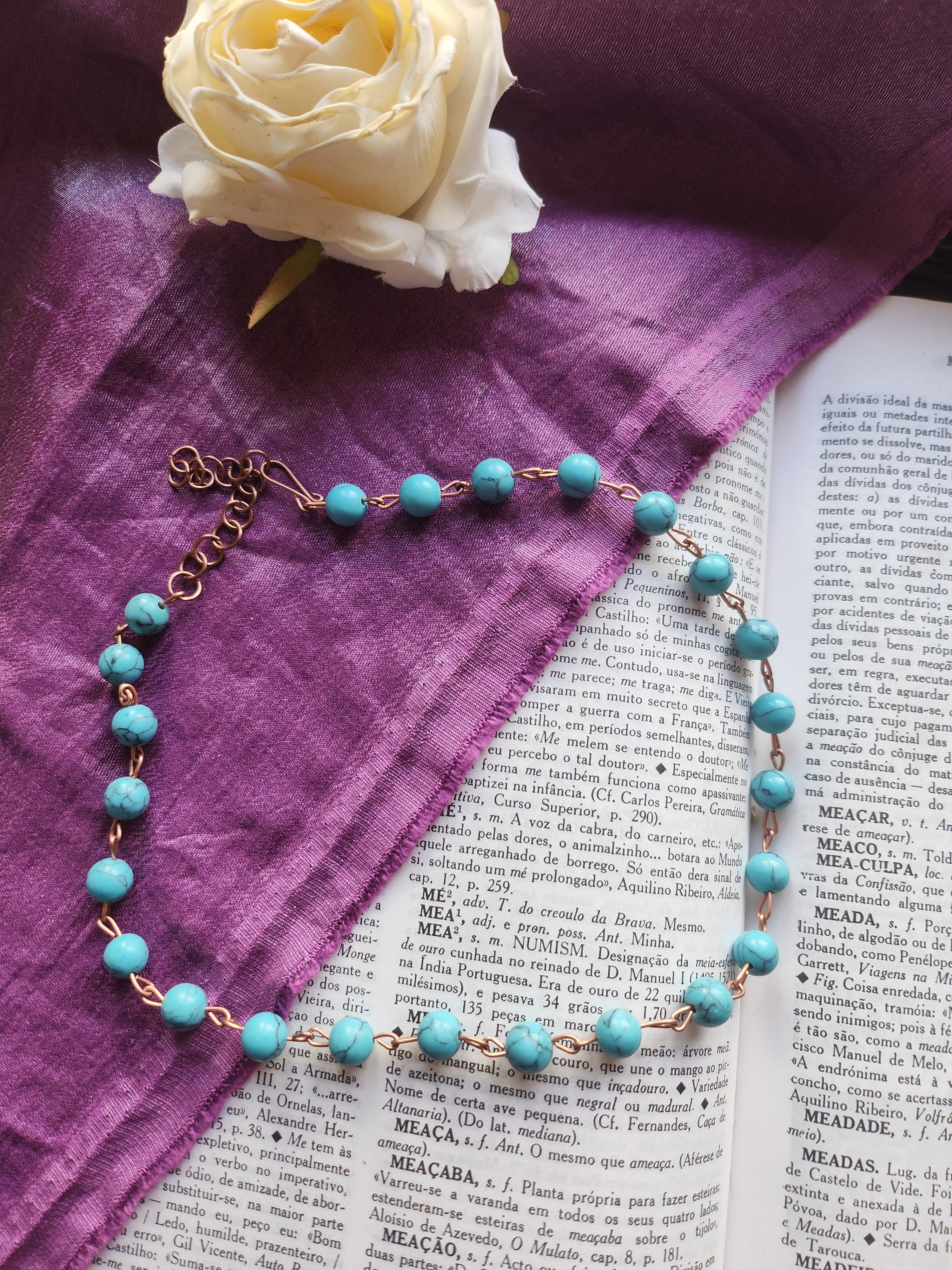 Turquoise & Copper Necklace