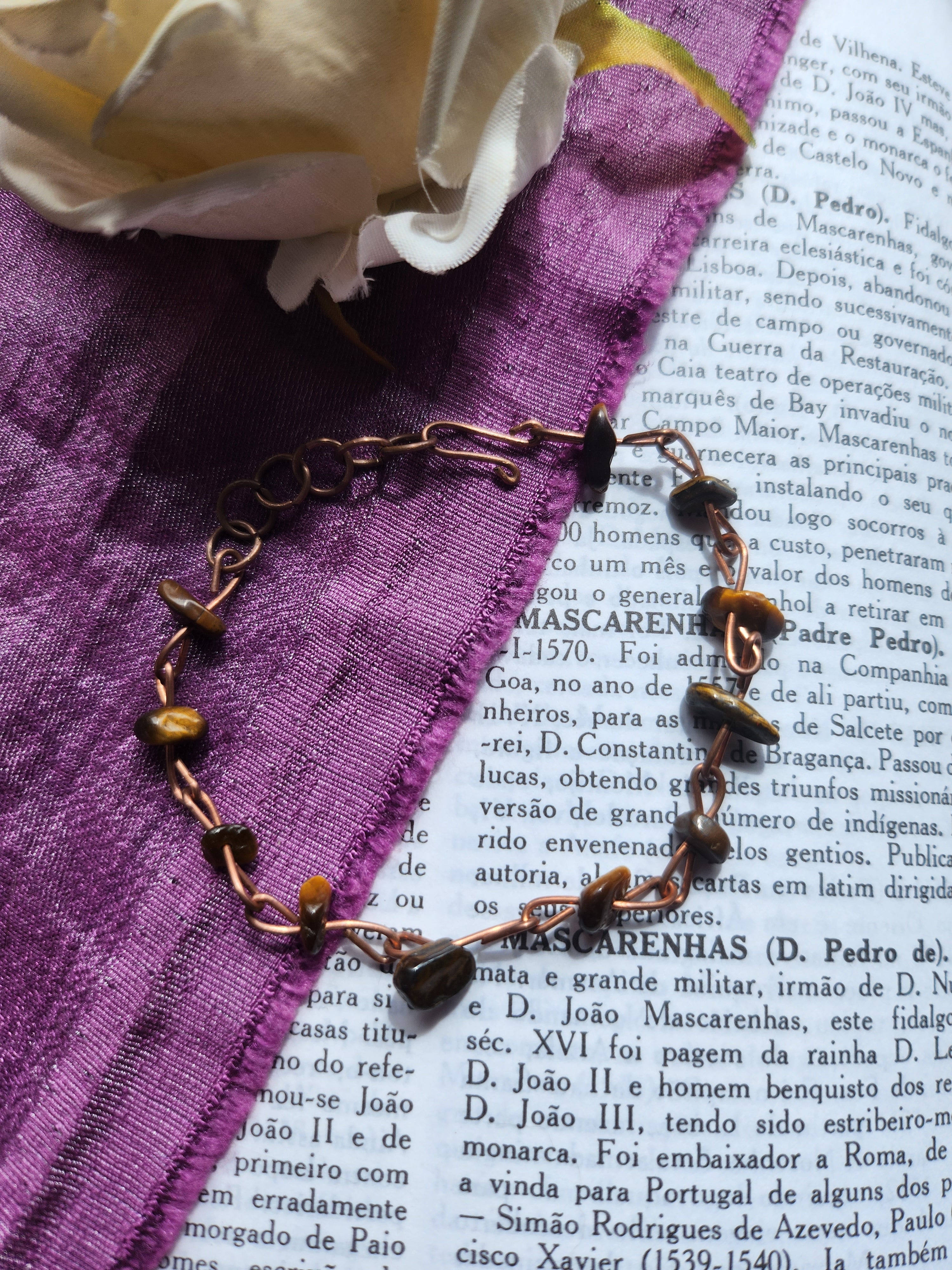 Tiger’s Eye & Copper Bracelet